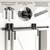 AONAYIOA 6FT Bypass Sliding Barn Door Hardware Kit, Combination Track Mode Sliding Door Hardware, Double Wooden Doors Use Single Track Bypass Barn Door Hardware Fit for Door Opening 70" (6 Feet)