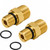 Jingzan 2 Pack 7106686 Outlet Connector, G3/8 BSPP to M22-14mm