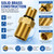 Jingzan 2 Pack 7106686 Outlet Connector, G3/8 BSPP to M22-14mm