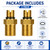 Jingzan 2 Pack 7106686 Outlet Connector, G3/8 BSPP to M22-14mm