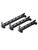 Top-mounted Heavy Duty Telescopic Closet Rod Retractable,Autuwintor Pull Out Clothes Hanger,Clothing Rod for Closet with Screws Black 16",1pcs