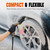 Zhevebaga Short Pressure Washer Gun with Swivel, Power Washer Gun
