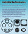 Mechanical Seal Gasket Repair Kit Fits for Predator 2 Inch 212cc Semi-Trash Water Pump 63405 56160 Fits for Pacific HydroStar 2 Inch 212cc 61986 68375 69774, Gasket Seal Flapper Washer O-Ring