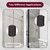 Shower Door Magnetic Strip 63IN, Flexible Magnetic Strip Shower Insert
