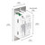 Enbrighten Z-Wave Add-On Switch, Paddle, White & Light Almond, 1 Pack