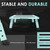 DEPSUNNY Adjustable RV Step Stool, Wide Platform, Foldable Legs, Green