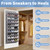 TAHAVICE 30 Pair Over the Door Shoe Organizer, Hanging Closet Shoe Storage