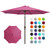 JEAREY 9FT Outdoor Patio Umbrella, Market Umbrella, Rose Pink