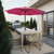 JEAREY 9FT Outdoor Patio Umbrella, Market Umbrella, Rose Pink