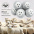 Budieggs Wool Dryer Balls XL 6-Pack, 100% New Zealand Wool Handmade