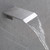 HAMOLER High Flow Bathroom Bathtub Tub Spout 1/2" NPT Connector Wall Mount Roman Waterfall Tub Spout Wall Mount Tub Filler Faucet Sprayer Waterfall Sink Spouts, Brushed Nickel
