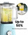 CKEMU Professional Blender For Smoothies, 58 Oz Glass Jar, Glass Blender Including Puree & Crush Ice Functions, 750 Watts, B02 (Blue)