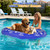 57''x35'' Extra Large Dog Pool Float, Heavy-Duty Inflatable Pet Raft for Dogs Up to 200 lb, Non-Slip & Scratch-Resistant Pool Mat for Lake, River, Water Floating for Small/Medium Pets, Dog Floatie