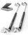 Vepagoo 20 inch 200lb Gas Struts for RV Bed with Brackets, 2 Pack