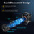 Hurmovae 100W Pond Pump for Outdoor Ponds, 700-1800 GPH Adjustable Flow