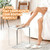 MAIFENGL Acrylic Shower Stool for Inside Shower, Clear Bathroom Bench, Non-Slip Waterproof Bath Seat for Shaving Legs & Spa, Supports up to 330 lbs