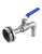 QWORK Drum Faucet for 55 Gallon Steel/Plastic Drum, 2" Stainless Steel Barrel Faucet with 90 Degree 3/4" Outlet and EPDM Gasket, No Leaking, for Water, Diesel, Gasoline, Other Liquids
