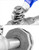 QWORK Drum Faucet for 55 Gallon Steel/Plastic Drum, 2" Stainless Steel Barrel Faucet with 90 Degree 3/4" Outlet and EPDM Gasket, No Leaking, for Water, Diesel, Gasoline, Other Liquids