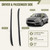 Front Windshield A-Pillar Molding Trim Fit for Ford Focus 2012-2018
