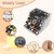 90 Grid Rock Display Case, Jewelry Storage Box, Crystal Display Shelf