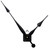 YOUNGTOWN High Torque Long Shaft Clock Movement Mechanism with 12 Inch Long Spade Hands Thread Length is 15.4 mm (39/64 inch) (1 Set)