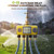TRJZWA 4 Zone Water Timer for Garden Hose, 4 Outlets Sprinkler Timer Kit