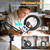 KIRKAS 12X 30X Magnifying Floor Lamp, 11.2in Stable Base Magnifier Black