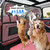 ROUWINNE Dog Barrier for SUV, 50" Dog Car Barrier Behind Front Seat, Escape-Proof Back Seat Divider & Cargo Area Gate, Durable Dog Net for Car, Safety Mesh Pet Restraint