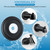 Enhon Metal Tub Spout Cover Ring with Foam Gasket, Matte Black