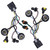 2pcs Headlight Headlamp Wiring Harness Compatible with 2007-2014 Chevy Tahoe Suburban Avalanche Compatible with GM SUV Replace 15950809 15782377