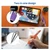 PABLUE 2-in-1 Stylus Ballpoint Pens, Metal, Black Ink, 4 Colors, 12 Count