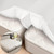 Upgraded 3-In-1 Bed Bridge Twin to King Converter, Split King Gap Filler for Adjustable Bed with Fitted Sheet, for King Size Mattresses, Mattress Connector to Close Gap, No-Slip Mattress Bridge, White
