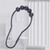 Shower Curtain Hooks Rings for Bathroom, 12PCS Matte Black Stainless Steel Rust Resistant Shower Curtain Rings for Shower Curtains, Kitchen Utensils, Bathroom Decorations, etc.