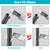 Shower Curtain Rod 28-94 Inch，Adjustable Heavy Duty Shower Rods for Bathroom Wall Mounted Permanent Industrial Shower Curtain Rod Rust Proof Stainless Steel Black