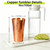18 Ounce 100% Pure Copper Cups for Drinking, Each Copper Cup is Handcrafted with Premium Velvet Pouch