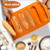 Corn Stick Bread Pan, Silicone Corn Cob Bread Molds for Baking,Cornbread Pan for baking Golden Brown 2Pack