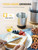 SHARDOR Electric Coffee Grinder Herb Blade Grinder Spices Grinder with 2 Removable Stainless Steel Bowls, Silver