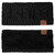 Loritta Womens Ear Warmers Headbands Winter Warm Fuzzy Cable Knit Head Wrap Fleece Lined Gifts, Solid Color Black Loritta Womens Ear Warmers Headbands Winter Warm Fuzzy Cable Knit Head Wrap Fleece Lined Gifts, Solid Color Black