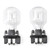 Dusledel 2Pcs PW24W 12182 Halogen Stop/Brake Light Bulb Compatible with Mini Cooper Clubman F54 F55 F56 F57 2014-2019, Replacement for HiPerVision Bulbs DRL Daytime Running Lamp or Turn Signal