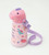 Skater SSH4D-A 3D Stainless Steel Drinking Straw, 12.5 fl oz (370 ml), Vacuum Double Layer, Cold Insulated, Happy & Smile