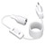 STARELO Extension Cord with Switch 3-Prong Indoor White Extension Cord,18AWG Control Switch ON/Off 3A 125V NEMA 5-15R Grounded Plug Receptacle.（15FT White）