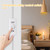 STARELO Extension Cord with Switch 3-Prong Indoor White Extension Cord,18AWG Control Switch ON/Off 3A 125V NEMA 5-15R Grounded Plug Receptacle.（15FT White）