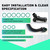 Hxszk Upgraded 926-168 O-Rings Seal Set, Engine Radiator Hose and T-Pipe Coolant Leak Repair Kit Compatible with Ford F-150 F-250 Super Duty Mustang 2011-2018 Replace BC3Z-8590-F 9-Pack