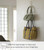 YAMAZAKI Home Chain Link Bag Holder - Closet Storage Hanging Organizer Rack Steel One Size White