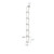 YAMAZAKI Home Chain Link Bag Holder - Closet Storage Hanging Organizer Rack Steel One Size White