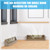 Blulu 1 Pcs 18 Inch Baseboard Register Duct Opening Size Modern Design Vent Covers for Home Floor Wall Baseboard Air Covers Supply Floor Diffuser Including Screws (Brown)