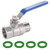 SNUTUYA Garden Hose Shut Off Valve Full Flow, Heavy Duty 3/4"GHT Garden Hose Ball Valve ，Lead-free 304 Stainless Steel No Restricted-Flow Water hose shut off valve，Long Handle
