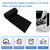 KING MOUNTAIN Canvas Iron on Patch,3"×60",Waterproof 100% Cotton Fabric Repair Patch,Used for Various Sofa,Tent,Clothes,Seats,Suitcases (Black,Waterproof)