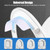 Fenteer Pee Guard for Toilet Seat, Universal Pee Deflector, Portable Toilet Urine Shield, Easy to Clean Guard Toilet Seat Attachment Fits Most Toilet Seats, Toilet Splash Guard for Boys Elderly, A