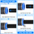 XaXmTee 90 Pcs Quick Connect Air Line Fittings Kit Pneumatic Air Fittings